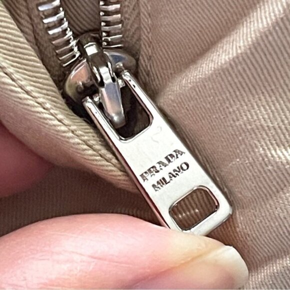 Prada Khaki Straight Leg Cotton Crop Capri Pants - 8 / Medium - Picture 4 of 16